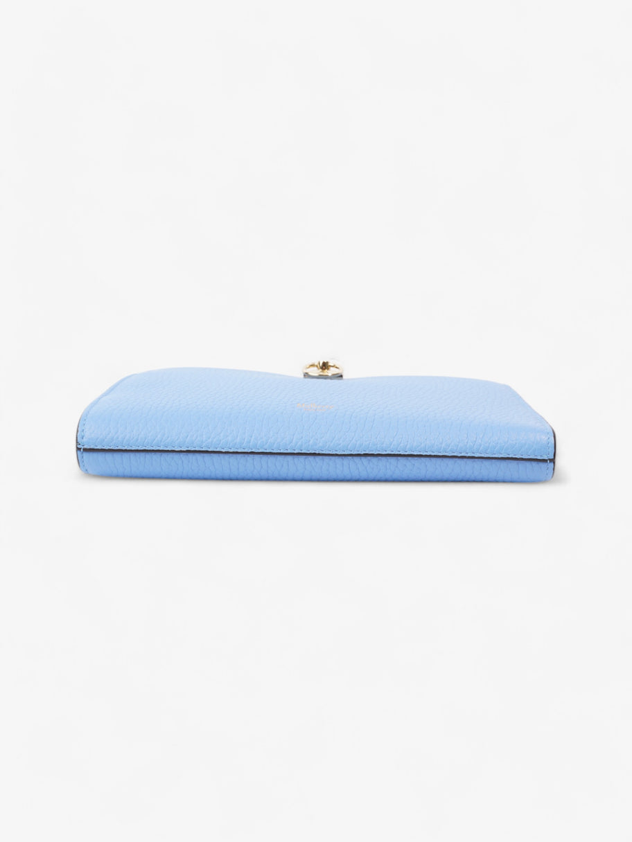 Mulberry Iris wallet on chain Cornflower Blue Leather Image 6