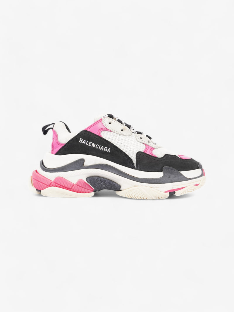  Balenciaga Triple S White / Pink / Black Mesh EU 37 UK 4