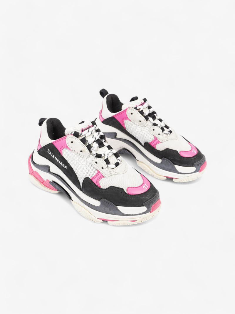  Balenciaga Triple S White / Pink / Black Mesh EU 37 UK 4