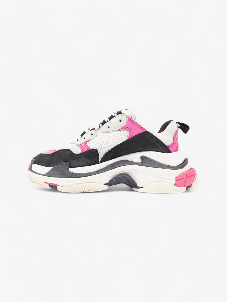 Balenciaga Triple S White / Pink / Black Mesh EU 37 UK 4 Image 3