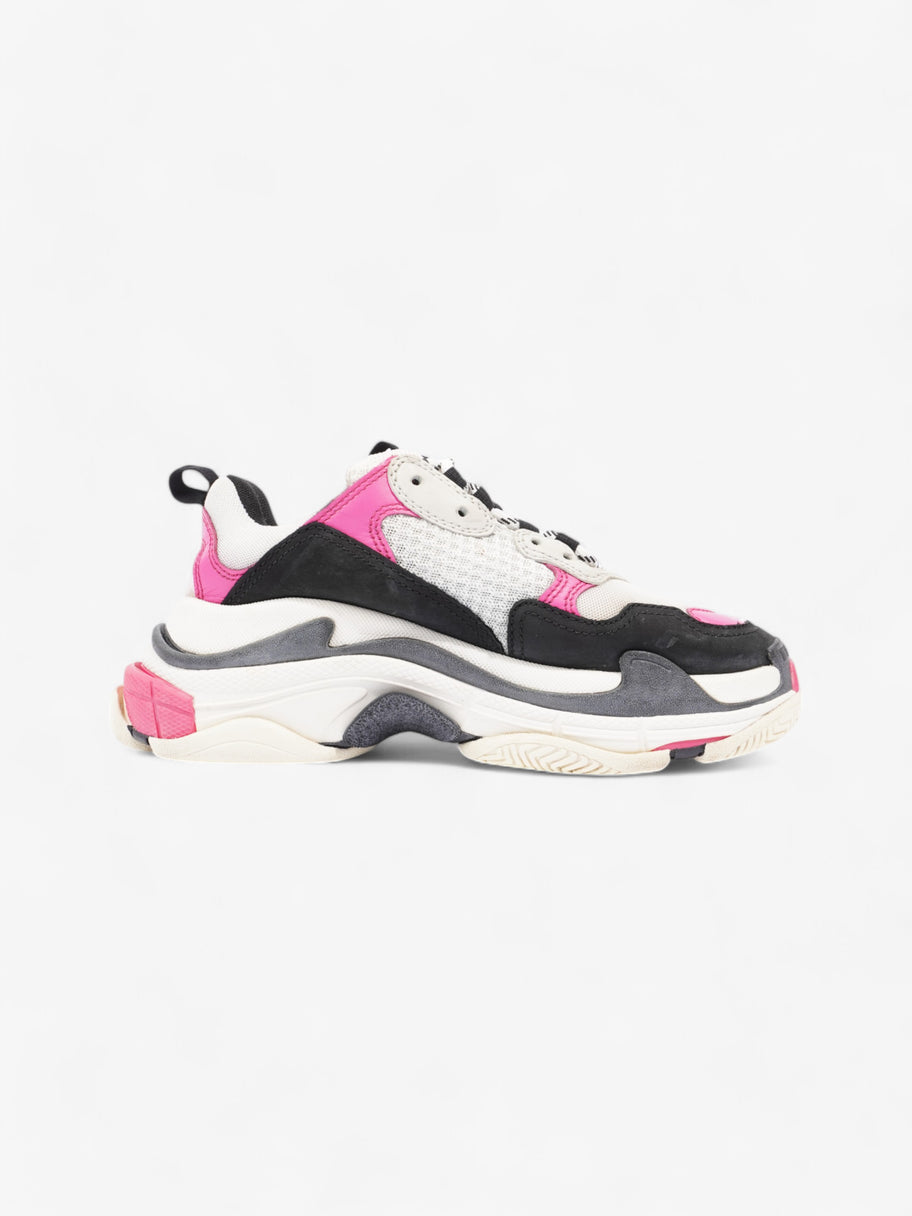 Balenciaga Triple S White / Pink / Black Mesh EU 37 UK 4 Image 4