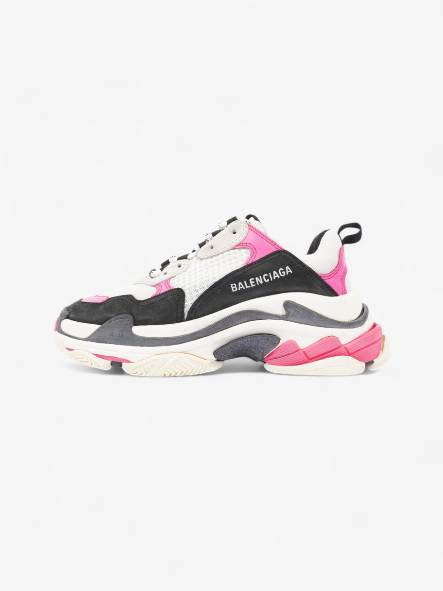 Balenciaga Triple S White / Pink / Black Mesh EU 37 UK 4 Image 5