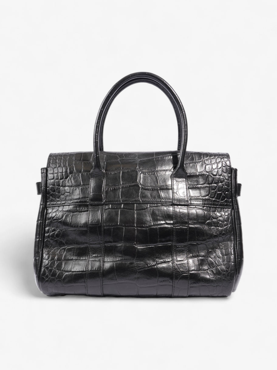 Mulberry Bayswater Black Embossed Leather Image 4