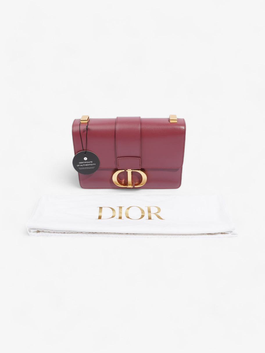 Christian Dior 30 Montaigne Dark Pink Calfskin Leather Image 9