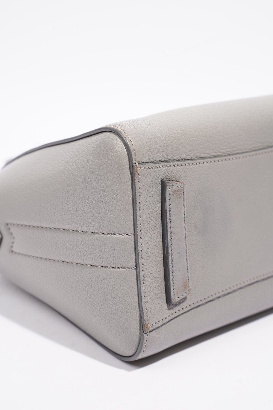 Givenchy Mini Antigona Grey Grained Leather Image 10