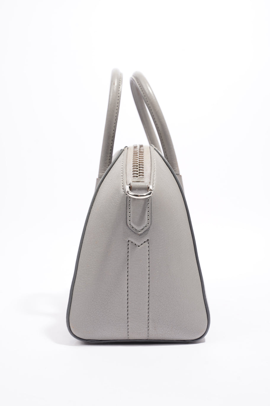 Givenchy Mini Antigona Grey Grained Leather Image 3