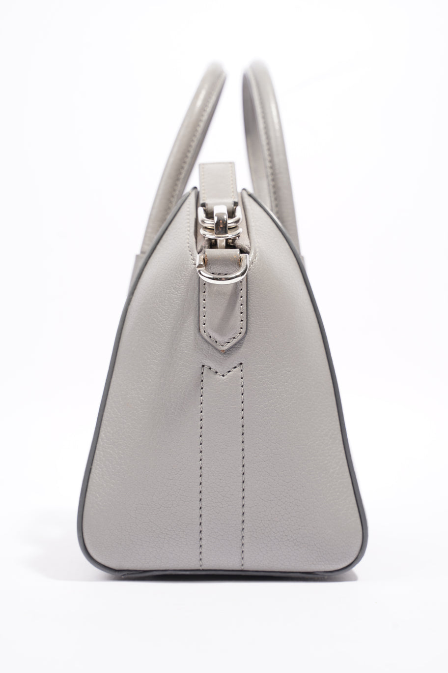 Givenchy Mini Antigona Grey Grained Leather Image 5