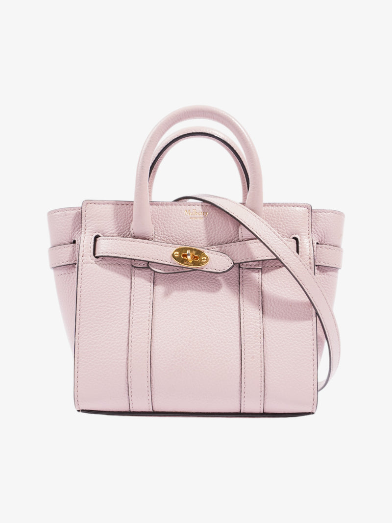  Mulberry Bayswater Pink Grained Leather Mini