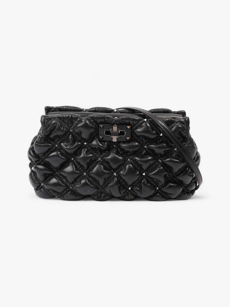  Valentino Spike Me Black Leather