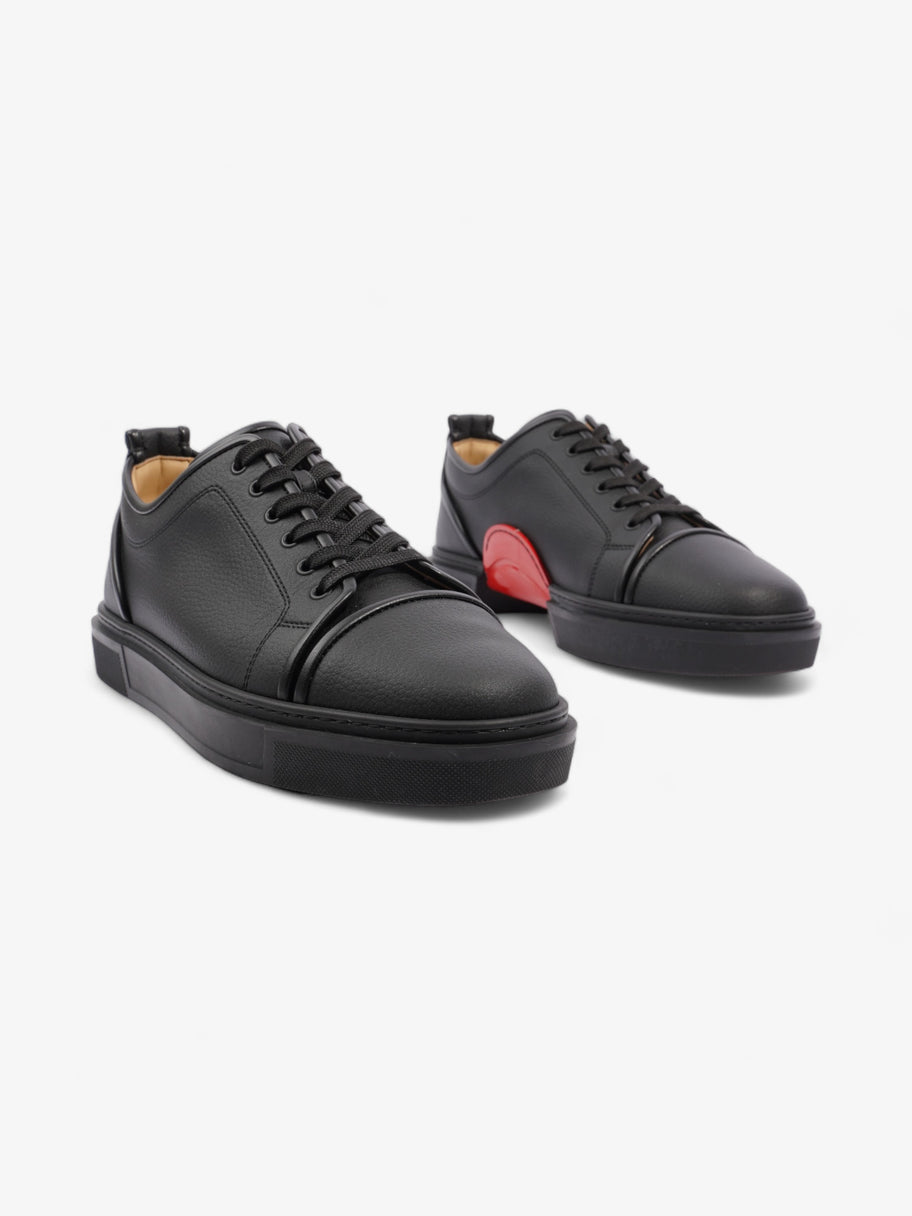 Christian Louboutin Adolon Junior Sneakers Black / Red Leather EU 46 UK 12 Image 2