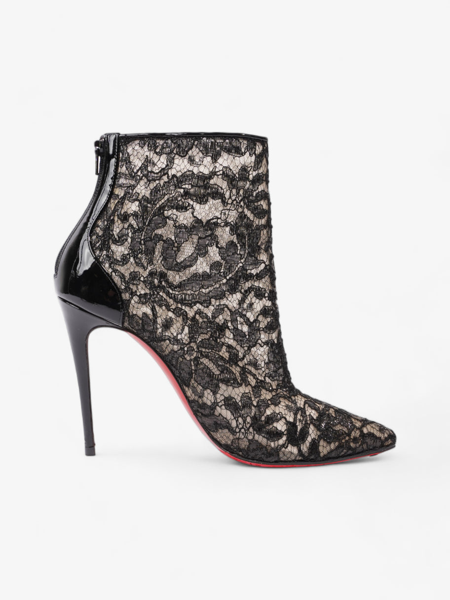 Christian Louboutin Psybootie 100mm Black Lace EU 37.5 UK 4.5 Image 4