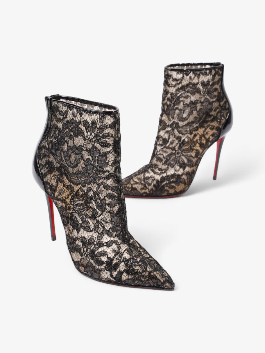 Christian Louboutin Psybootie 100mm Black Lace EU 37.5 UK 4.5 Image 9