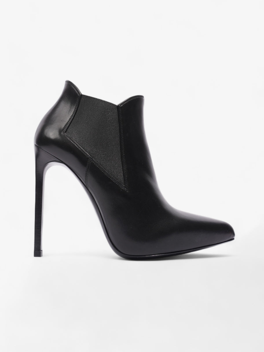 Saint Laurent Paris Ankle Boot 110 Black Leather EU 40 UK 7 Image 1