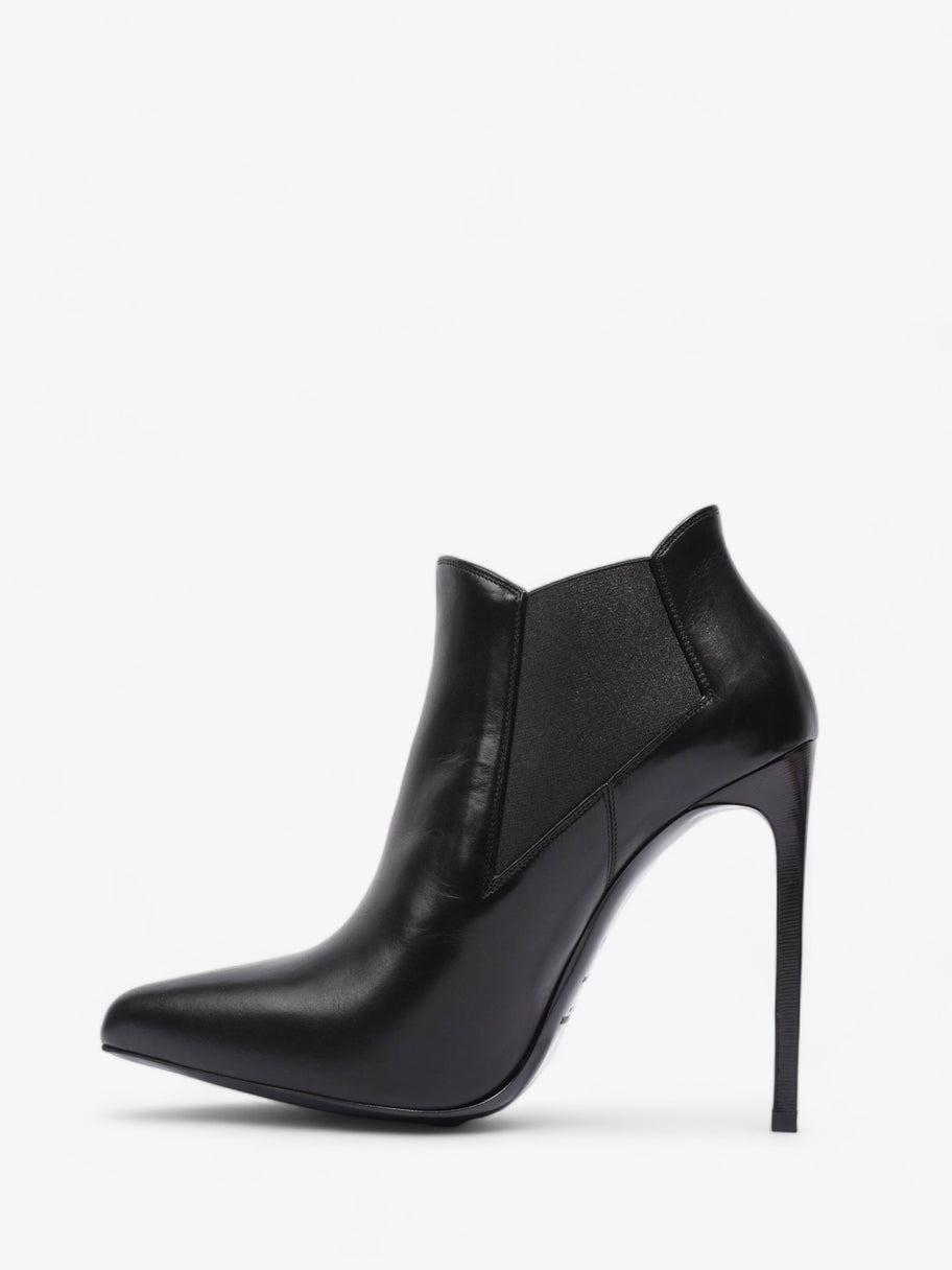 Saint Laurent Paris Ankle Boot 110 Black Leather EU 40 UK 7 Image 3