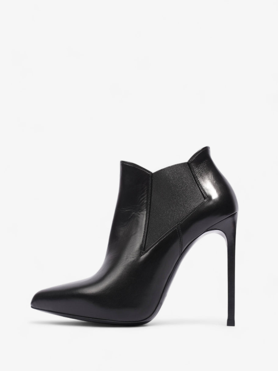 Saint Laurent Paris Ankle Boot 110 Black Leather EU 40 UK 7 Image 5