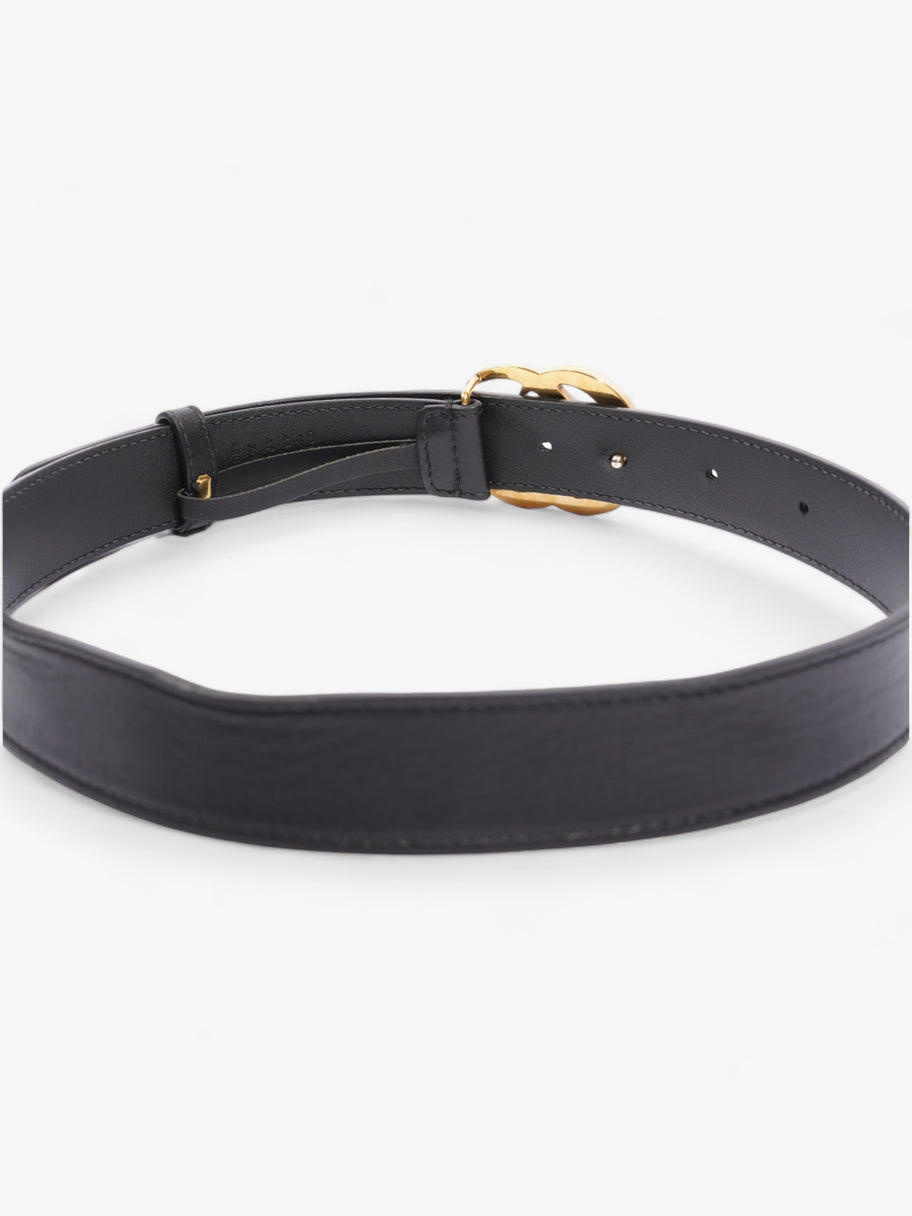 Gucci GG Marmont Thin Belt Black Leather 70cm / 28