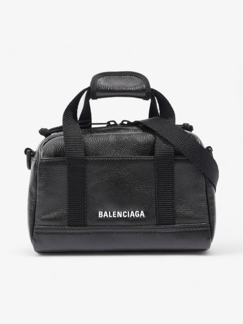  Balenciaga Explorer Duffle Bag Black / White Leather XS