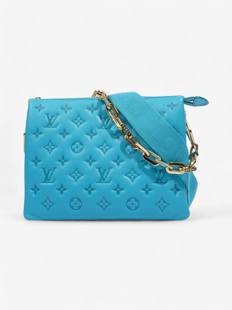  Louis Vuitton Coussin Turquoise  Lambskin Leather PM