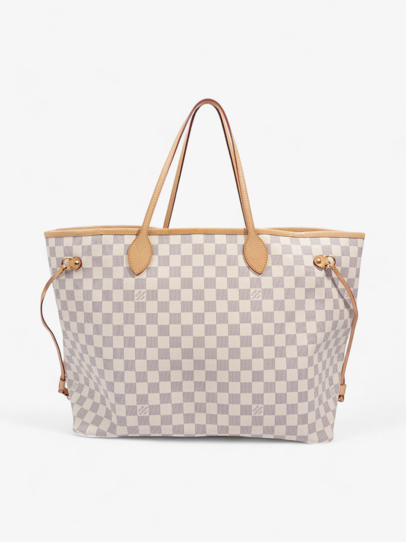  Louis Vuitton Neverfull Damier Azur Coated Canvas GM