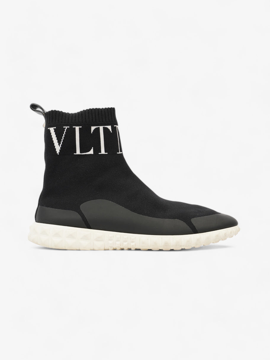 Valentino Sock Sneaker Black / White Fabric EU 38.5 UK 5.5 Image 1