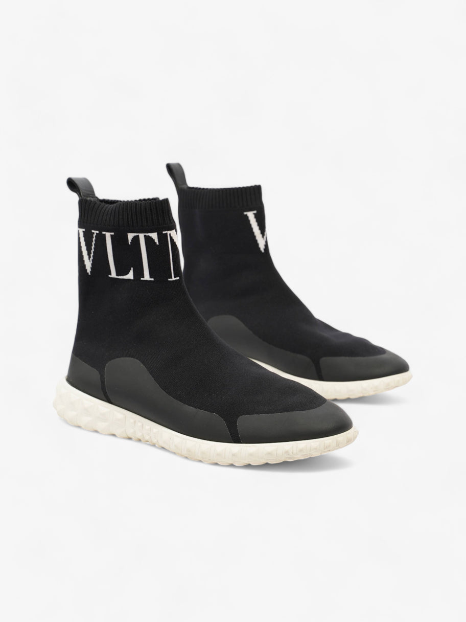 Valentino Sock Sneaker Black / White Fabric EU 38.5 UK 5.5 Image 2