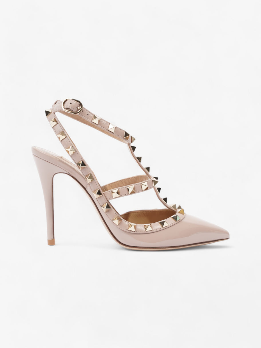 Valentino Rockstud Heels 80mm Nude Patent Leather EU 36.5 UK 3.5 Image 1