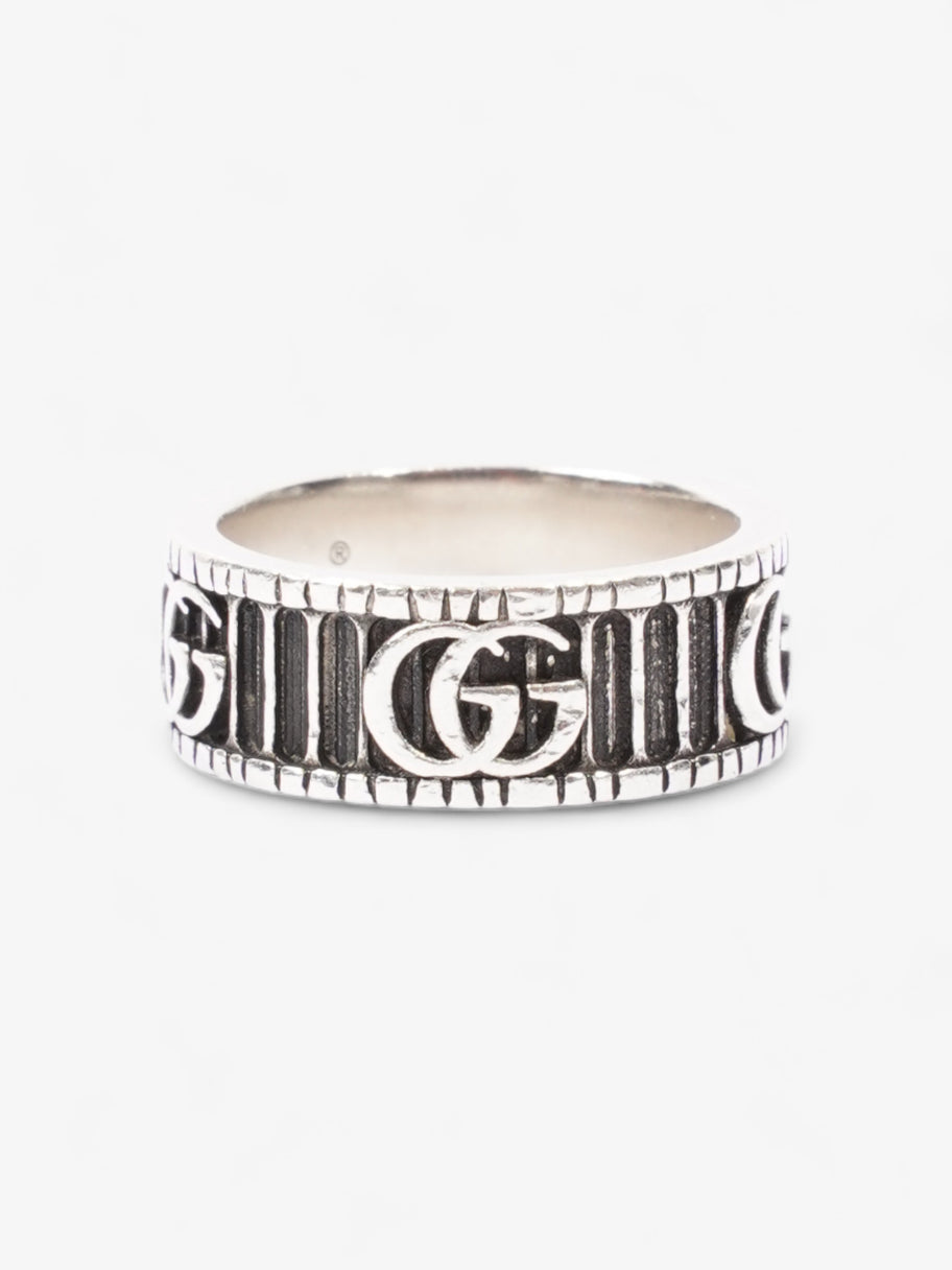 Double G Ring Silver Silver Sterling 13 (S) Image 1