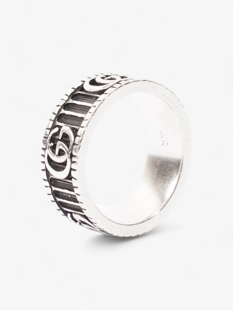 Double G Ring Silver Silver Sterling 13 (S) Image 6