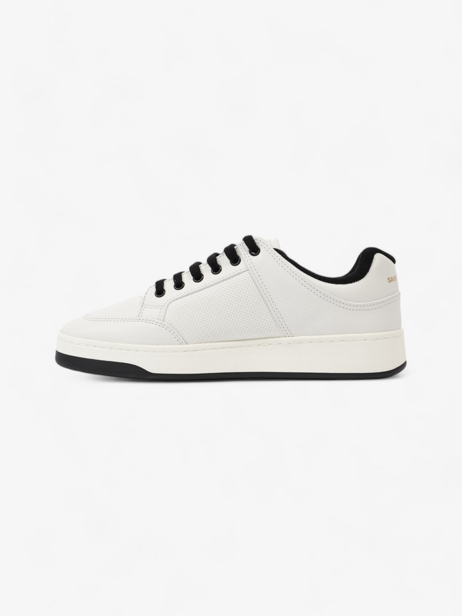 Saint Laurent SL 61/ Perforated Sneakers White / Black Leather EU 43 UK 9 Image 3