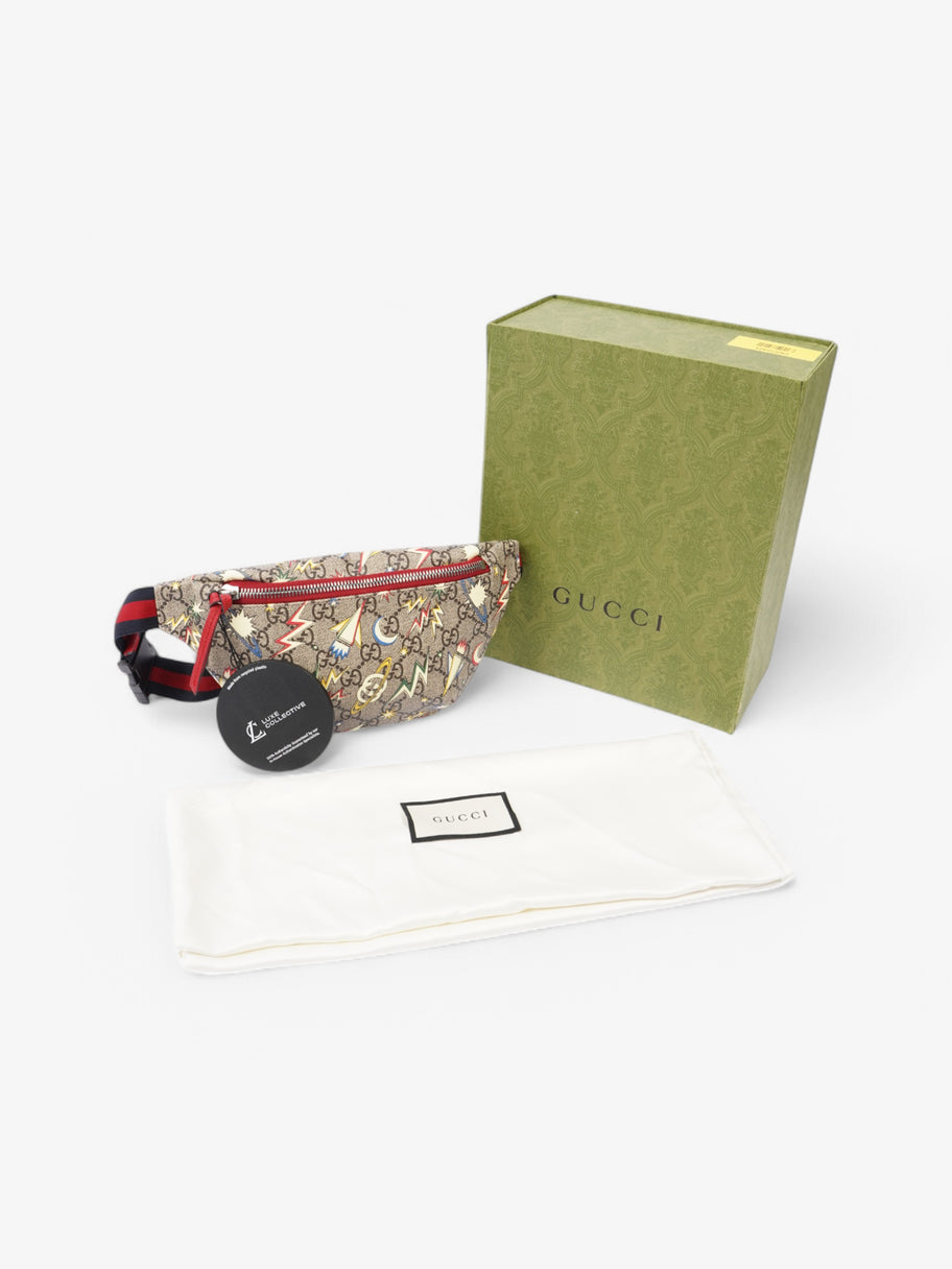 Gucci GG Space Belt Bag GG Supreme / Multicoloured Coated Canvas Image 9