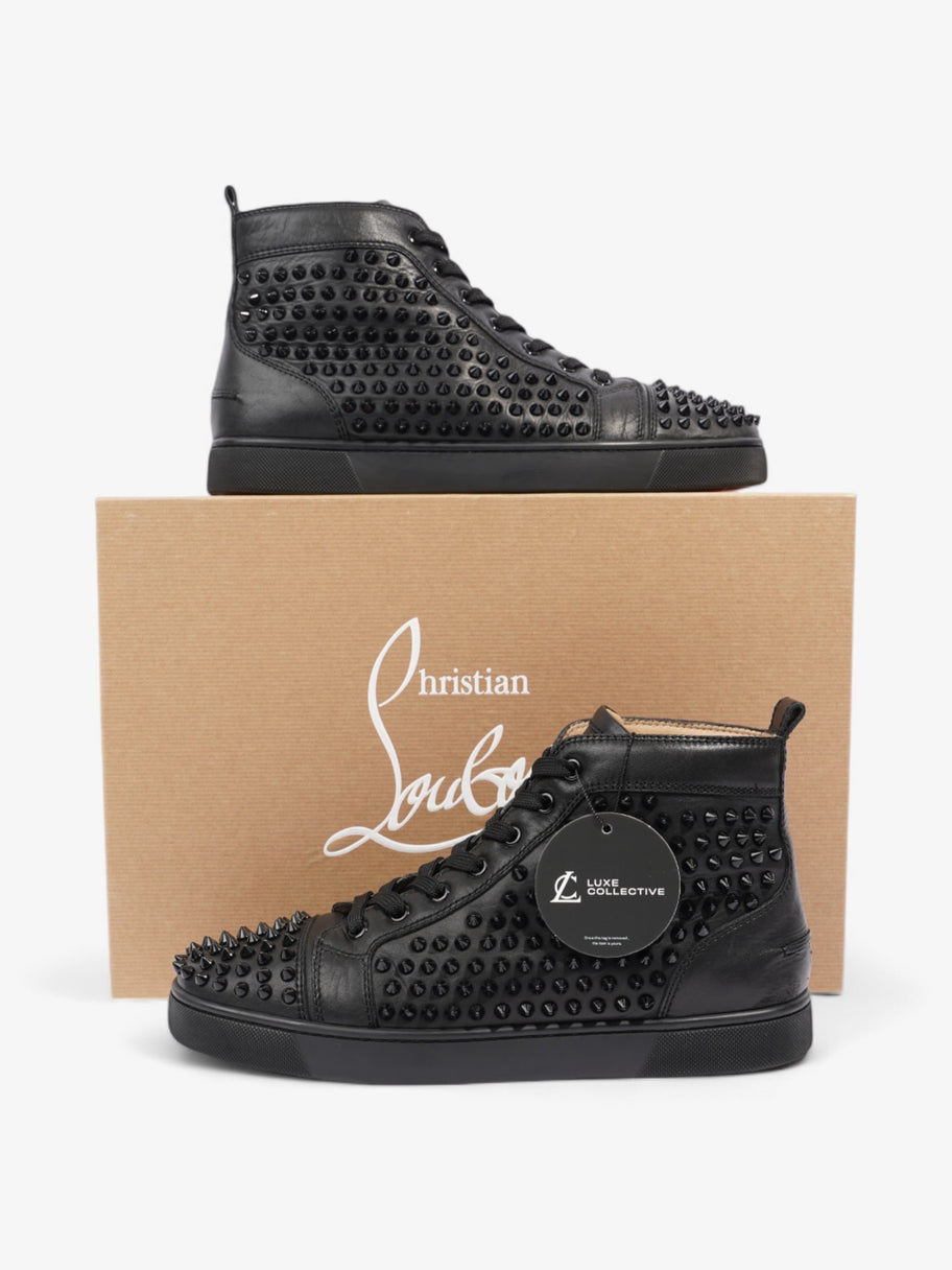 Christian Louboutin Louis Orlato High Top Black Leather EU 42 UK 8 Image 10