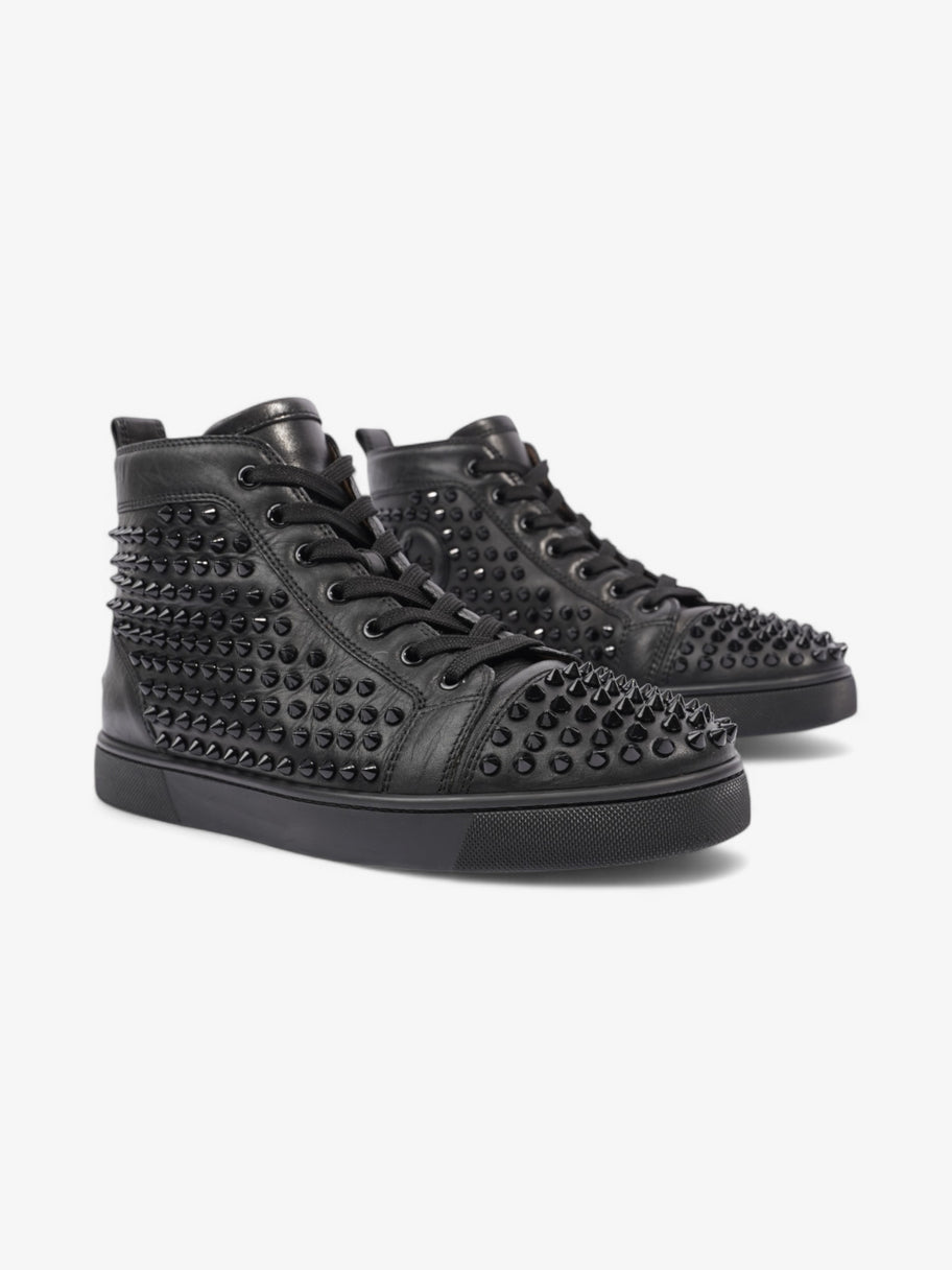 Christian Louboutin Louis Orlato High Top Black Leather EU 42 UK 8 Image 2