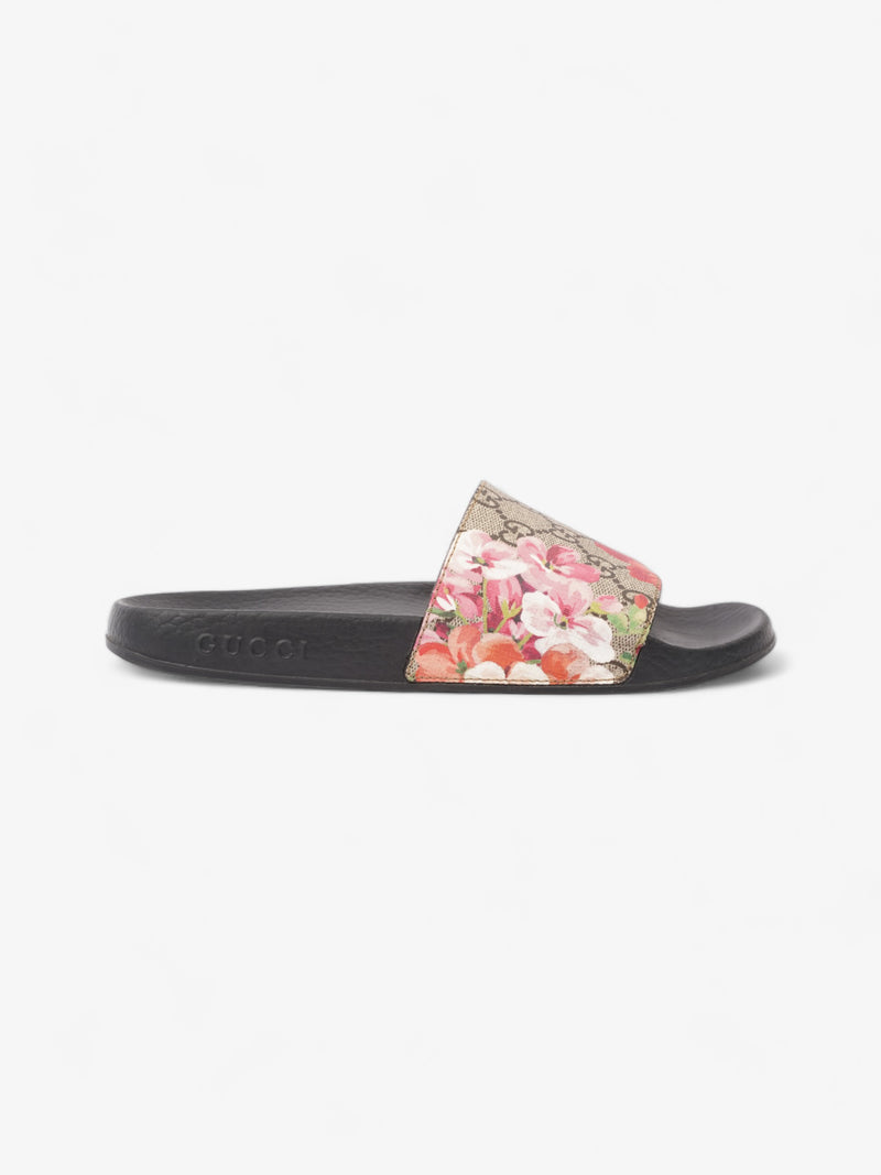  Gucci Bloom Slide GG Supreme / Multicoloured Canvas EU 38 UK 5