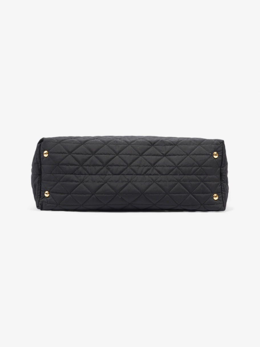 Prada Tessuto Quilted Tote Black Nylon Image 6