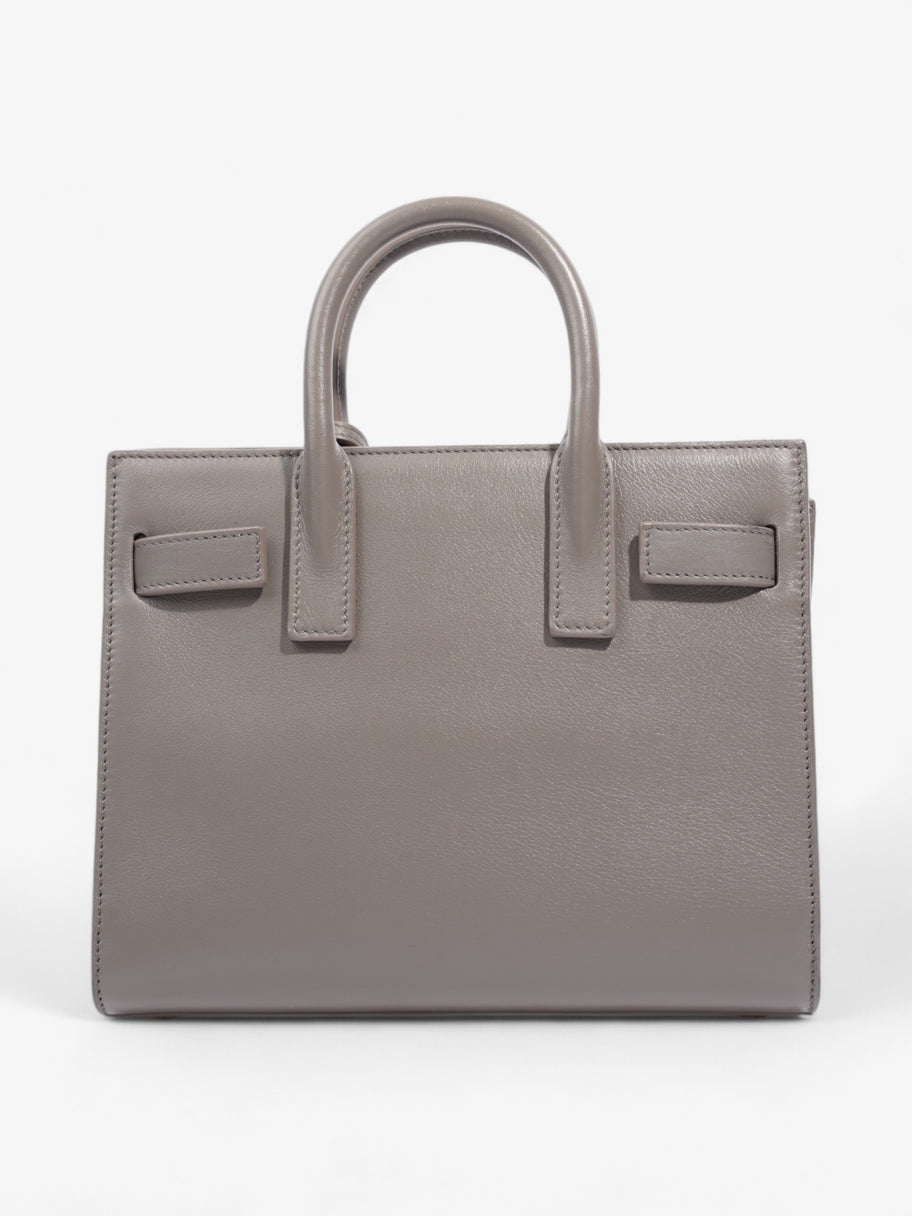 Saint Laurent Sac De Jour Grey Leather Nano Image 4