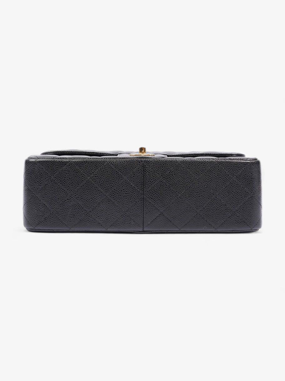 Classic Double Flap Black Caviar Leather Jumbo Image 6