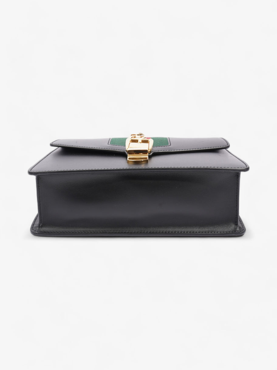 Gucci Sylvie Black / Green / Red Calfskin Leather Small Image 6