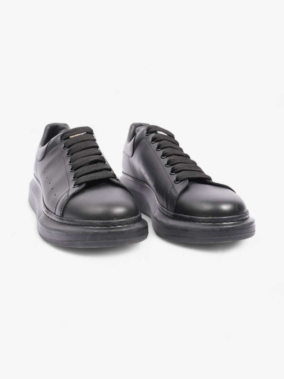 Alexander McQueen Oversized Sneakers Black Leather EU 44 UK 10 Image 2