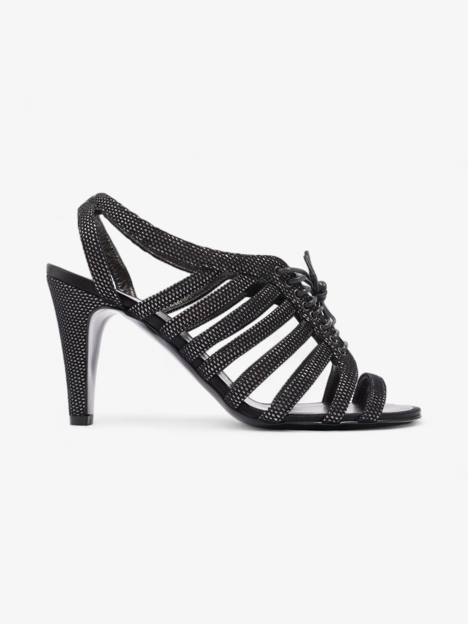 Gladiator Sandals 90mm Black Leather EU 37.5 UK 4.5 Image 1