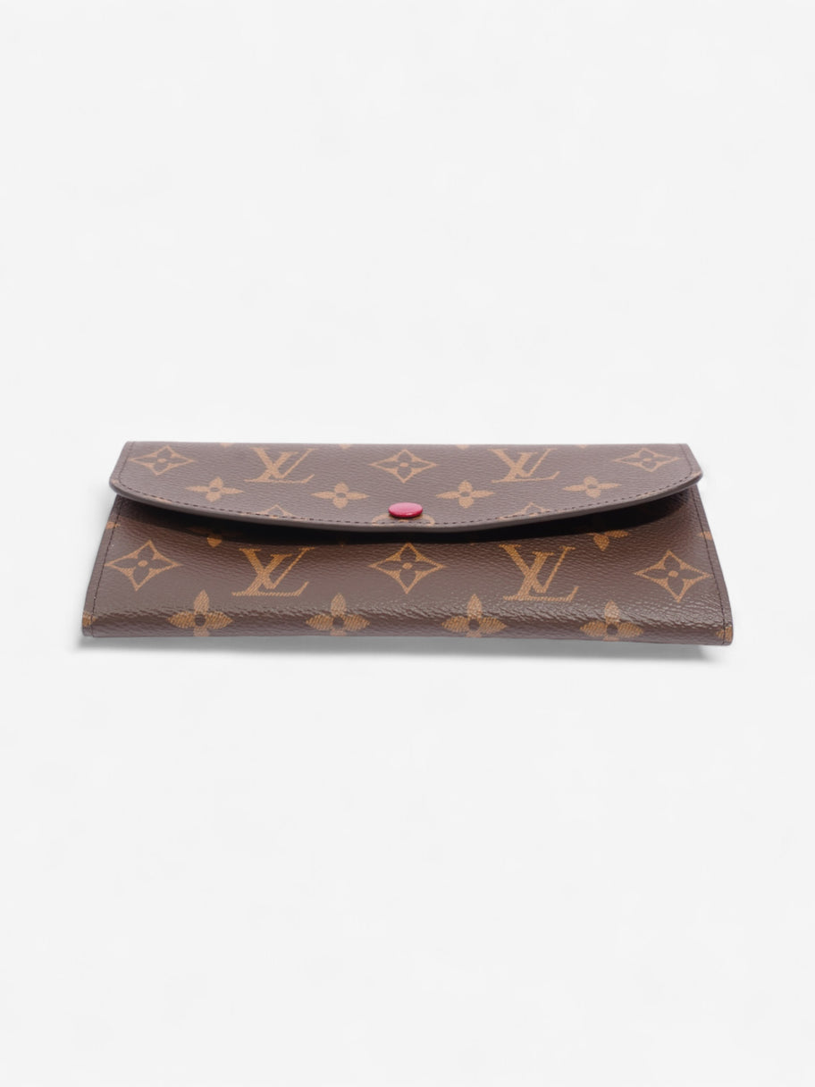 Louis Vuitton Emilie Wallet Monogram / Fuschia Coated Canvas Image 5