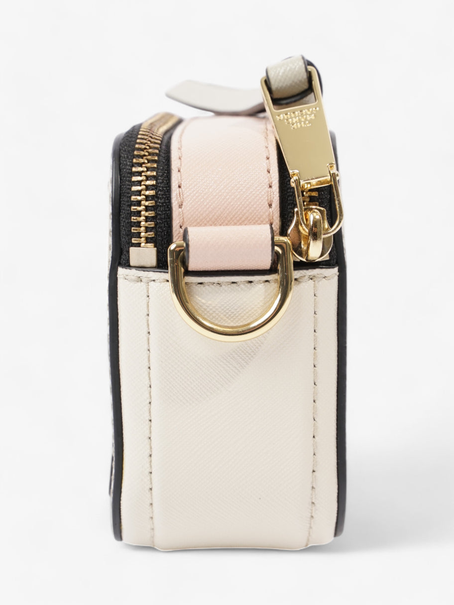 Marc Jacobs The Snapshot Bag Beige / Pink Beige Leather Image 5