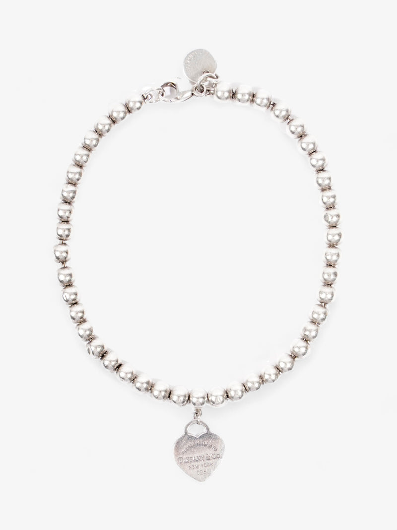  Tiffany and Co Return to Tiffany Heart Tag Bead Bracelet Tiffany Blue / Silver Silver Sterling