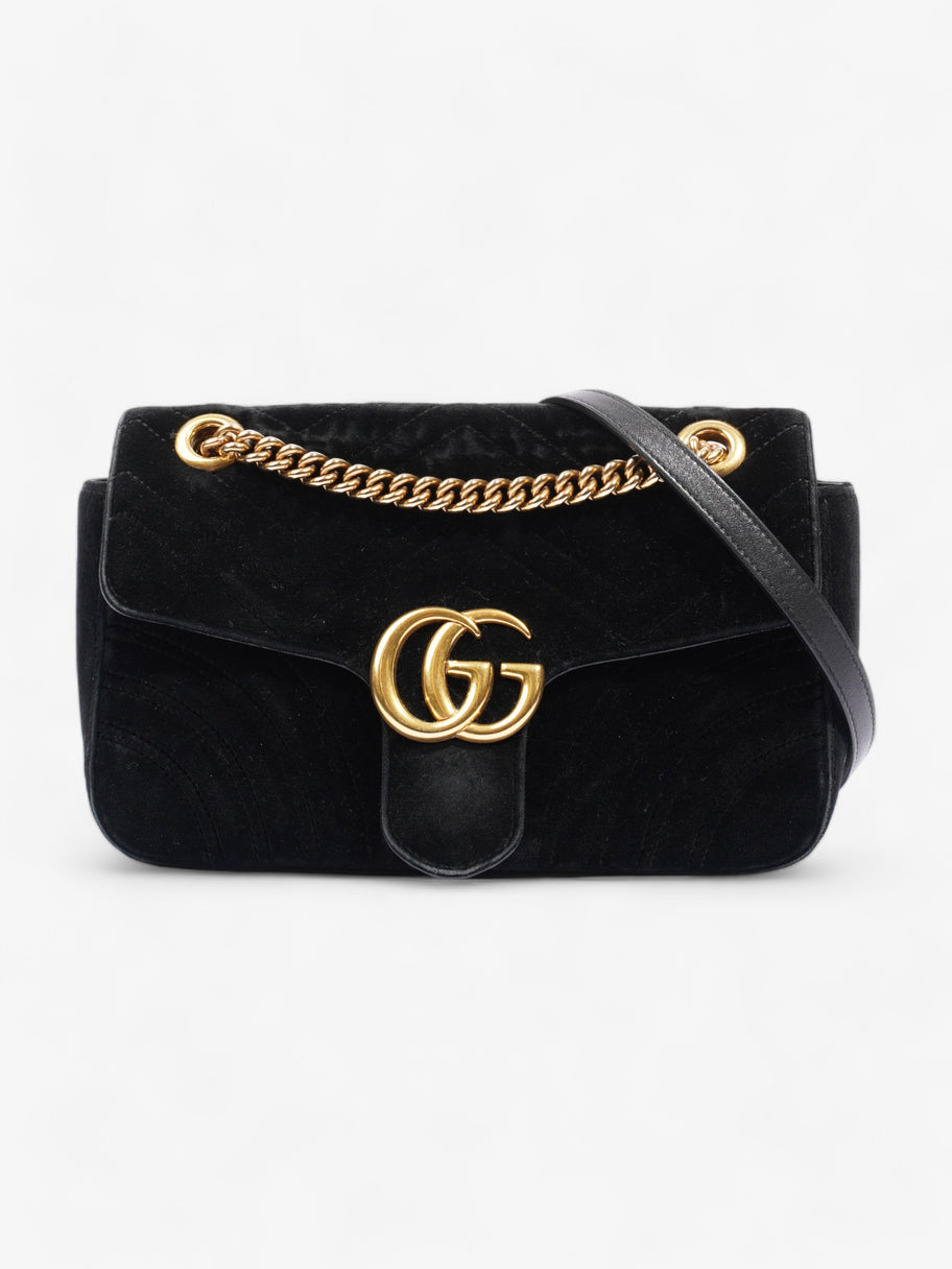 Gucci GG Marmont Black Velvet Small Image 1