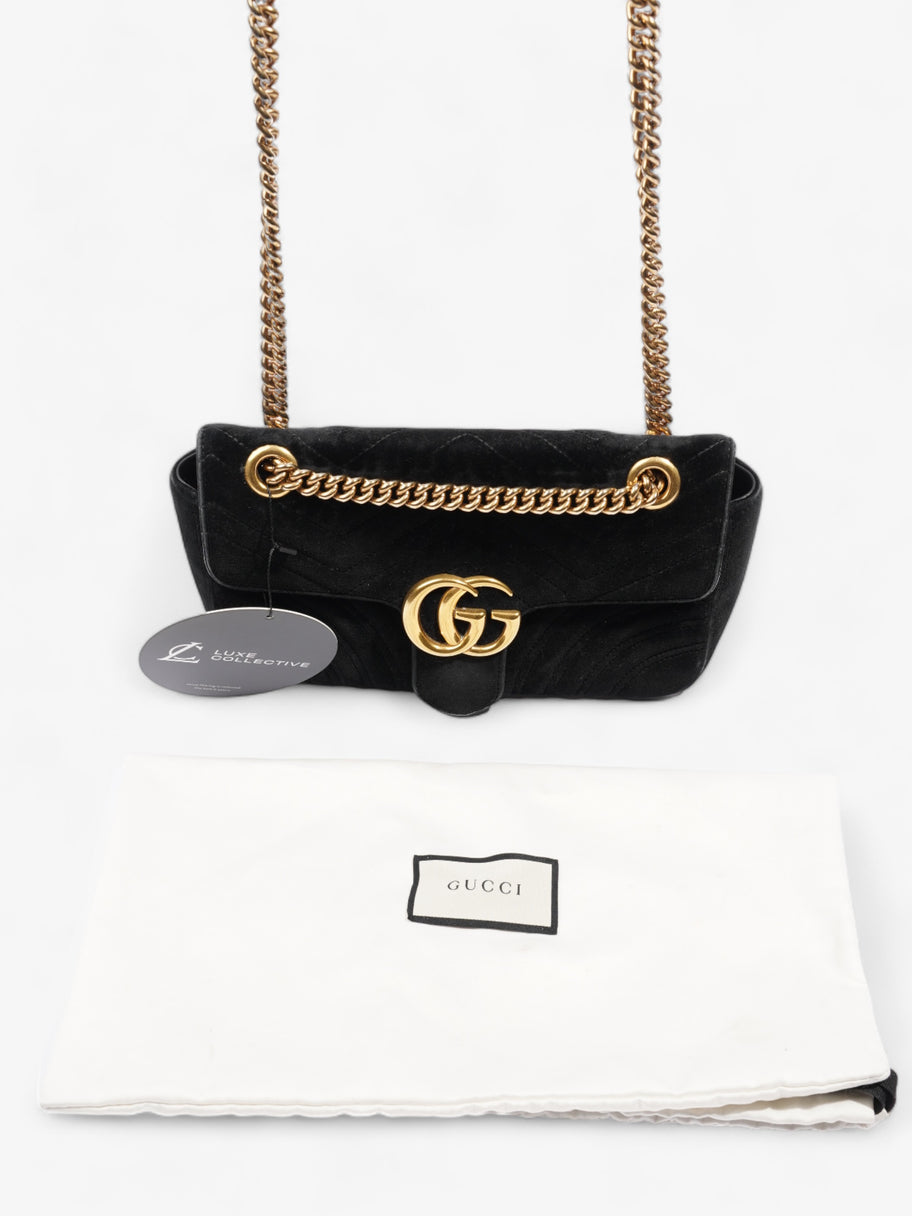 Gucci GG Marmont Black Velvet Small Image 9