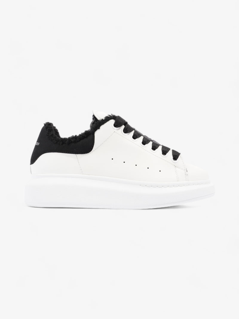  Alexander McQueen Oversized Sneakers White / Black Leather EU 38 UK 5