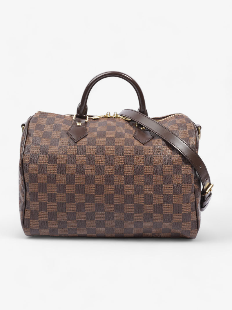  Speedy Bandoulière  30 Damier Ebene Coated Canvas