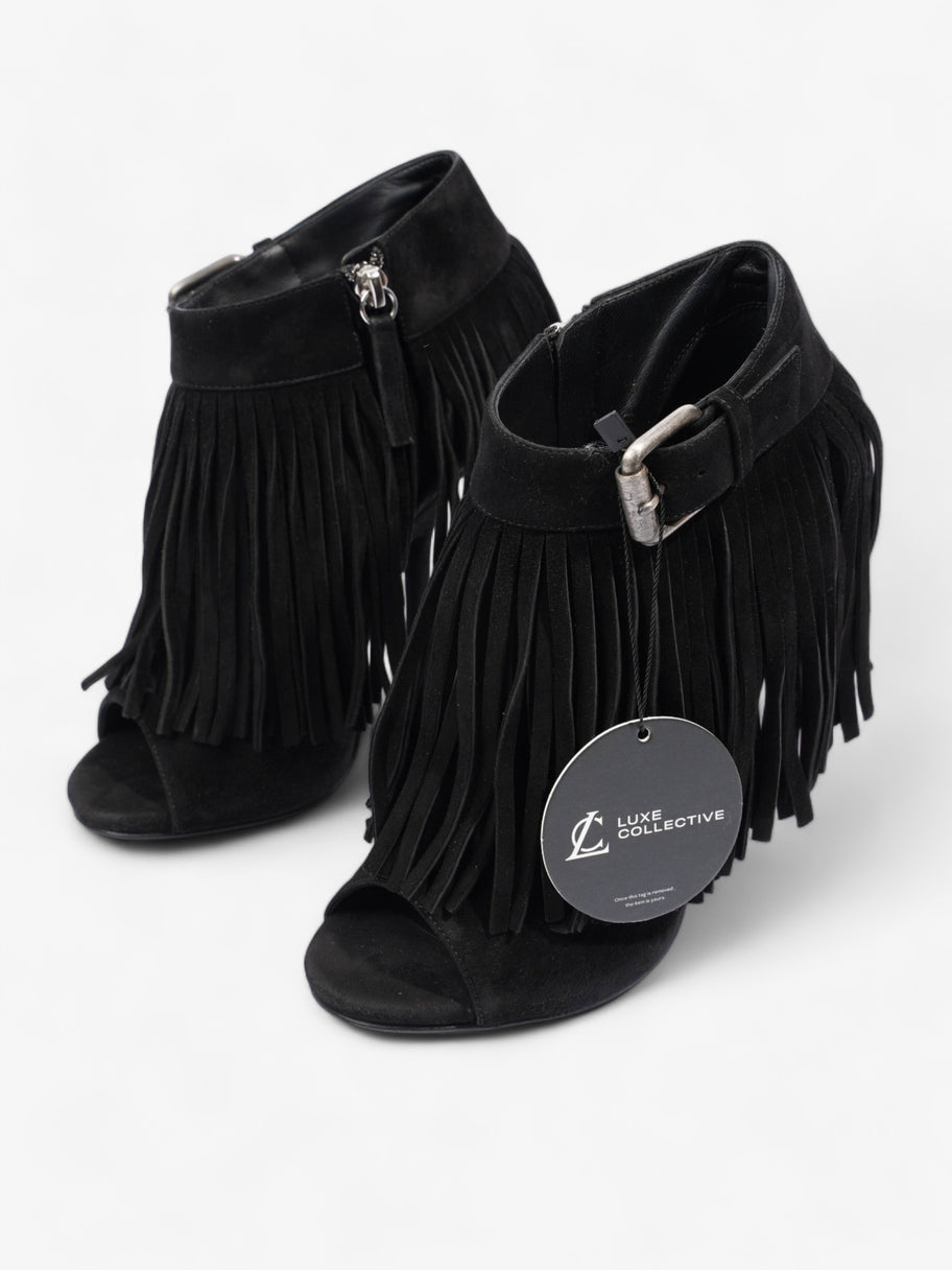 Giuseppe Zanotti Ankle Boots Black Suede EU 37 UK 4 Image 9