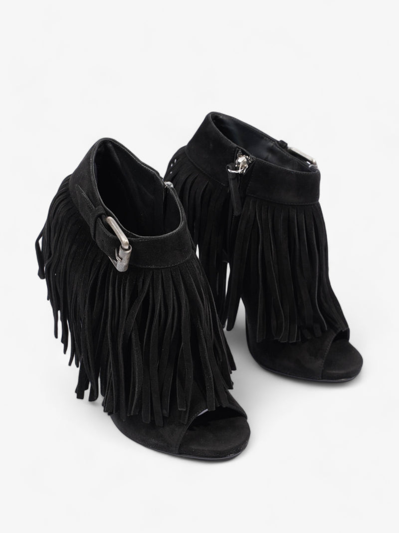  Giuseppe Zanotti Ankle Boots Black Suede EU 37 UK 4