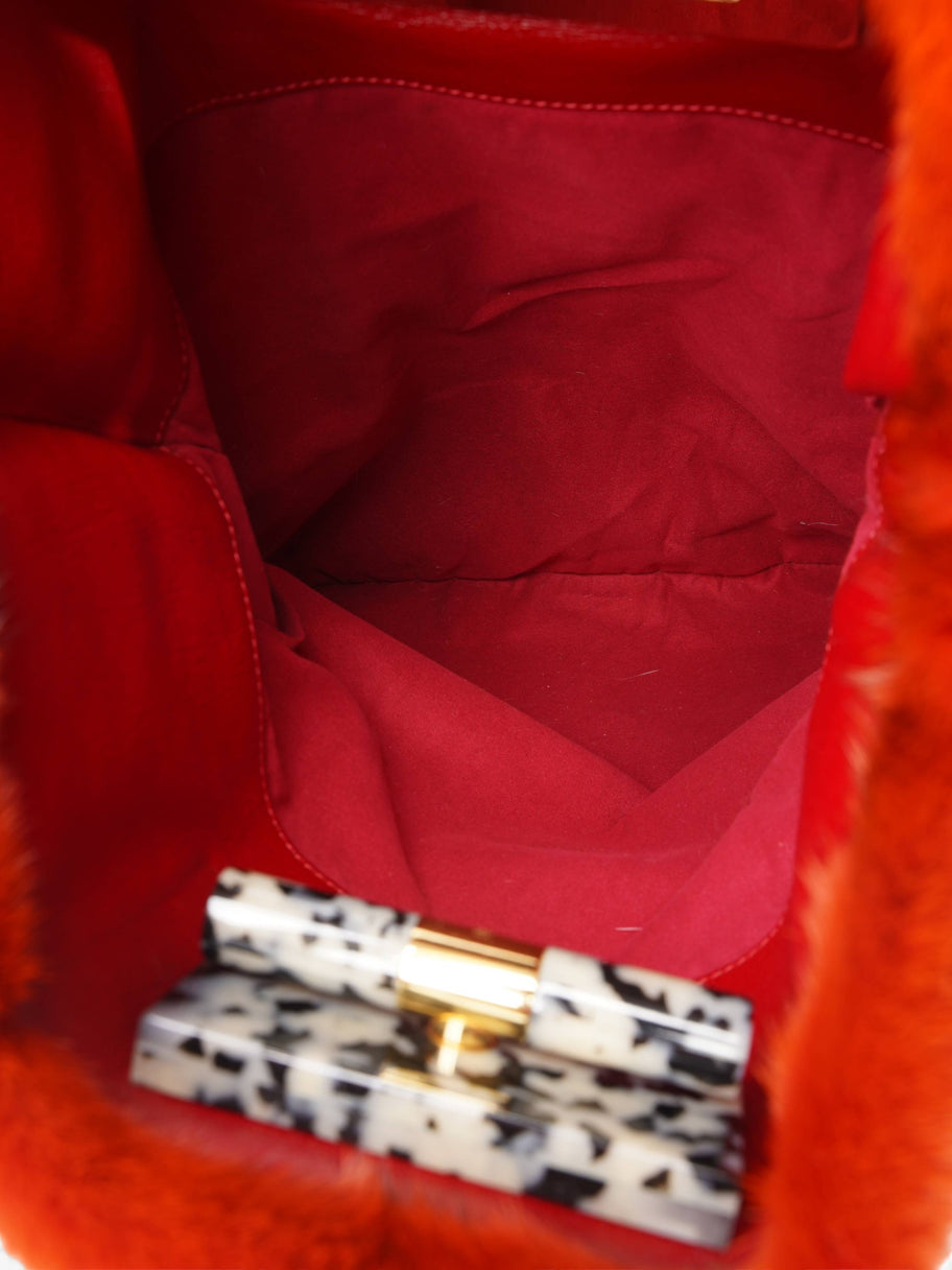 Tom Ford Clutch Red Mink Image 7