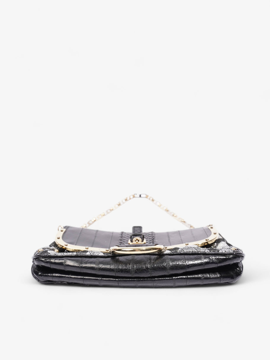 Dolce and Gabbana Clutch Black / Silver Leather Image 3